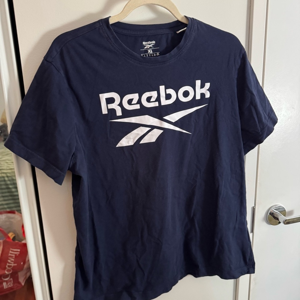Reebok Dark Blue Graphic Logo Tee - Picture 4 of 4